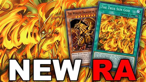 the true sun god yugioh|NEW WINGED DRAGON OF RA SUPPORT! THE TRUE SUN GOD! Combo  .